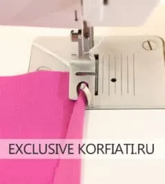 Машинні лапки і їх застосування - поради Анастасії корфіаті (Лапка потайний блискавки) Машинні лапки і їх застосування - поради Анастасії корфіаті