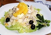 Листковий салат з куркою і морквою - рецепт з фото (морквою) Листковий салат з куркою і морквою - рецепт з фото