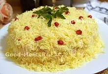 Листковий салат з куркою і морквою - рецепт з фото (морквою) Листковий салат з куркою і морквою - рецепт з фото