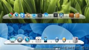 Скіни для rocketdock - панелі і іконки (скіни для rocketdock) Скіни для rocketdock - панелі і іконки