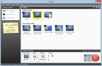 Snagit - зробить скріншот і запише відео з екрану (запис відео з екрану) Snagit - зробить скріншот і запише відео з екрану