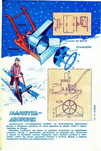 Снігоприбиральник своїми руками варіанти саморобних агрегатів (своїми) Снігоприбиральник своїми руками варіанти саморобних агрегатів