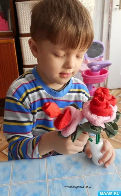 Майстер-клас «букет для мами