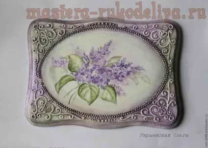 Майстер-клас з розпису шкатулка з філігранню бузок (уроки малювання для початківців поетапно) Майстер-клас з розпису шкатулка з філігранню бузок