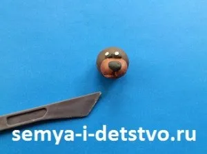 Ведмідь з пластиліну - майстер-клас з ліплення (пластиліну) Ведмідь з пластиліну - майстер-клас з ліплення