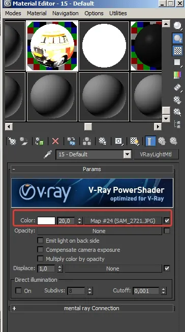 матеріал vraylightmtl
