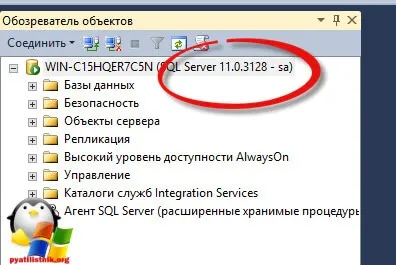 Міняємо пароль sa в sql, настройка серверів windows і linux