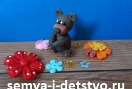 Ведмідь з пластиліну - майстер-клас з ліплення (пластиліну) Ведмідь з пластиліну - майстер-клас з ліплення