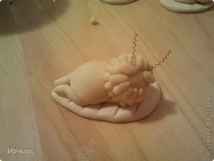 Мк сонечко і черепашка з солоного тіста - ярмарок майстрів - ручна робота, handmade (щоб вусики міцно трималися) Мк сонечко і черепашка з солоного тіста - ярмарок майстрів - ручна робота, handmade
