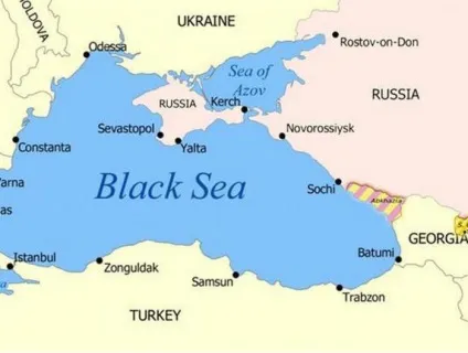 Морські граніциУкаіни протяжність, з якими країнами