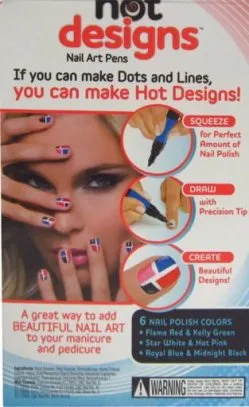 Набір лаків-фломастерів для нігтів nail art pens, мій огляд (nail) Набір лаків-фломастерів для нігтів nail art pens, мій огляд