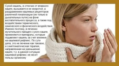 Нав'язливий кашель (сильний сухий кашель дорослого) нав'язливий кашель