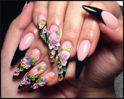 Нарощування нігтів акваріумний дизайн, just my beauty (акваріумний) Нарощування нігтів акваріумний дизайн, just my beauty