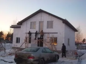 Незнімна опалубка з пінополістиролу для будівництва (будівництва) Незнімна опалубка з пінополістиролу для будівництва