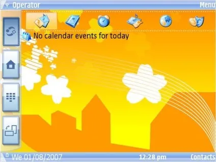Новий symbian touch інтерфейс 2010