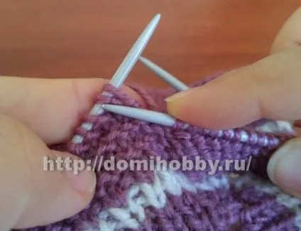 Шкарпетки на двох спицях (в'язання носок) Шкарпетки на двох спицях