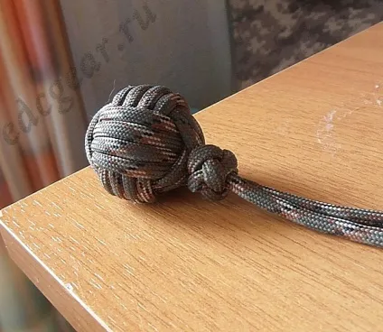 Мавпячий кулак (monkey fist), edc - речі, які ми носимо з собою (плетіння з паракорд) Мавпячий кулак (monkey fist), edc - речі, які ми носимо з собою
