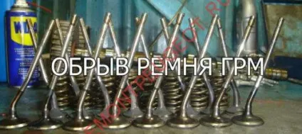 Обрив ременя грм і можливі наслідки - причини, симптоми, ремонт (обрив) Обрив ременя грм і можливі наслідки - причини, симптоми, ремонт