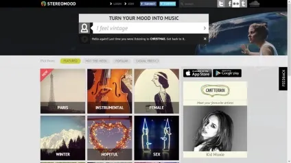 Огляд музичних агрегаторів earbits, stereomood і soundcloud