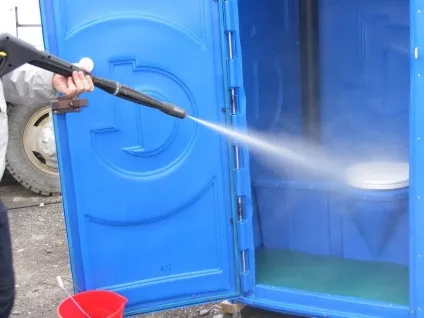 Обслуговування біотуалетів, туалетних кабін (прибирання) (Thetford «Aqua Rinse») Обслуговування біотуалетів, туалетних кабін (прибирання)