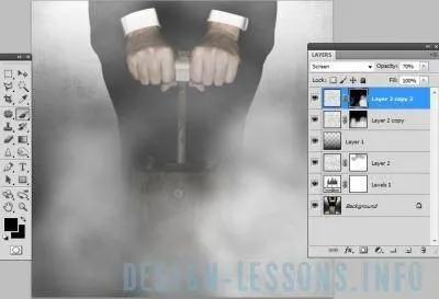 Створення диму - уроки adobe photoshop (новий шар Ctrl) Створення диму - уроки adobe photoshop