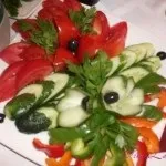 Оформлення овочевий нарізки ідеї з фото для святкового столу (фото) Оформлення овочевий нарізки ідеї з фото для святкового столу