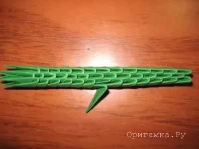 Орігамі лілія відео уроки, майстер-клас, схеми збірки квітки (поверх правого боку) Орігамі лілія відео уроки, майстер-клас, схеми збірки квітки