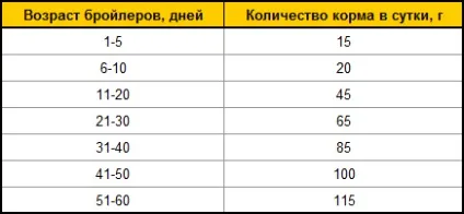 Особливості годування курчат бройлерів - своя ферма (бройлерів різні вікові періоди) Особливості годування курчат бройлерів - своя ферма