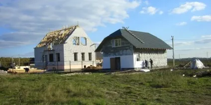 Основні переваги одноповерхових будинків з піноблоків