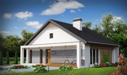 Основні переваги одноповерхових будинків з піноблоків