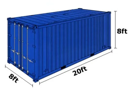Основні типи і розміри контейнерів (Container High Cube) Основні типи і розміри контейнерів