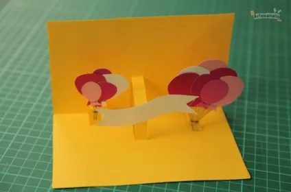 Листівка з кульками 3d своїми руками