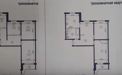 Перепланування трикімнатної квартири в будинку серії п-44 (перепланування) Перепланування трикімнатної квартири в будинку серії п-44