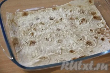 Пиріг з лаваша з сиром в духовці - рецепт з фото