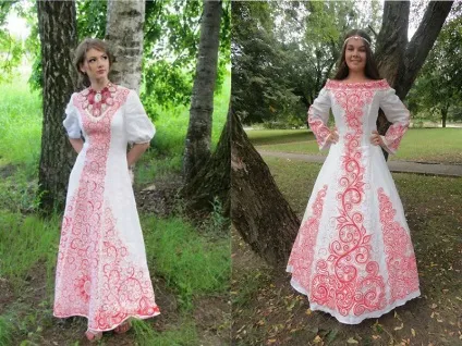 Плаття в українському народному стилі основні риси вбрання (російською) Плаття в українському народному стилі основні риси вбрання