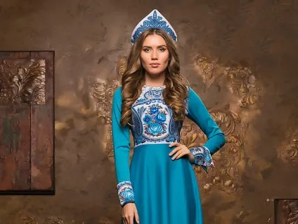 Плаття в українському народному стилі основні риси вбрання (сукні) Плаття в українському народному стилі основні риси вбрання