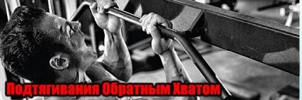 Підтягування зворотним хватом - вправа на біцепс (зворотним) Підтягування зворотним хватом - вправа на біцепс