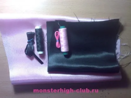 Падалка плаття - троянда - для ляльок монстр хай (плаття для ляльки своїми руками) Падалка плаття - троянда - для ляльок монстр хай
