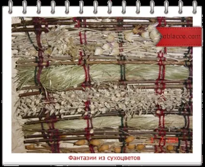 Подушка з соломи і декор з трави (ідеї для дачі) Подушка з соломи і декор з трави