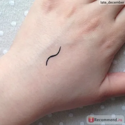 Підводка для очей seventeen high precision liner waterproof - «гарний ефект, але він не