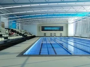 Спортивний басейн з водою, фото (спортивний басейн в чому відмінність що турбуватися для) Спортивний басейн з водою, фото