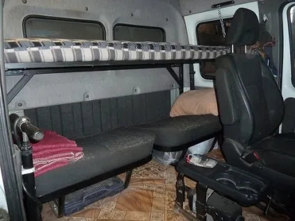 Спальник своїми руками в газель