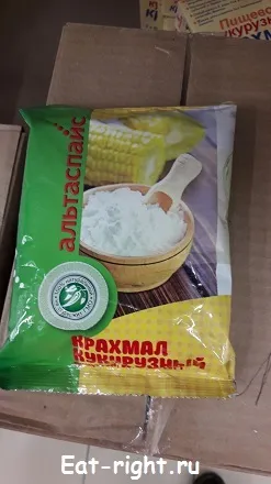 Користь крохмалю і шкоду крохмалю