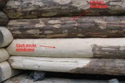 Фарбування зрубу - особливості та умови обробки, вибір матеріалу (зовні фарбування зруб дерев'яний будинок пофарбувати) Фарбування зрубу - особливості та умови обробки, вибір матеріалу
