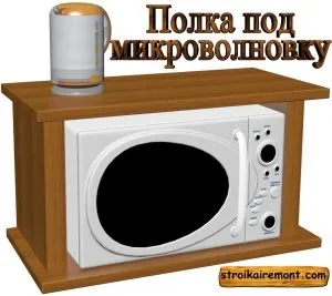 Полку під мікрохвильовку своїми руками (своїми) Полку під мікрохвильовку своїми руками