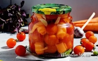 Помідори мариновані з морквою - рецепт з фото (woman56.ru) Помідори мариновані з морквою - рецепт з фото