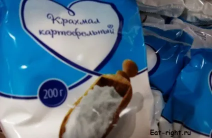 Користь крохмалю і шкоду крохмалю