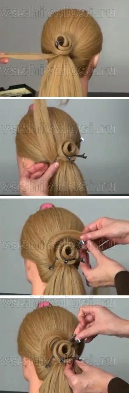 Зачіска троянда з волосся, зачіски, ваше волосся (троянда) Зачіска троянда з волосся, зачіски, ваше волосся