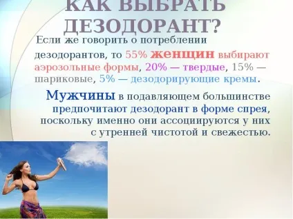 Презентація по темі дезодоранти (powerpoint) Презентація по темі дезодоранти