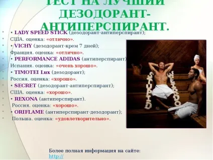 Презентація по темі дезодоранти (скачати презентацію) Презентація по темі дезодоранти